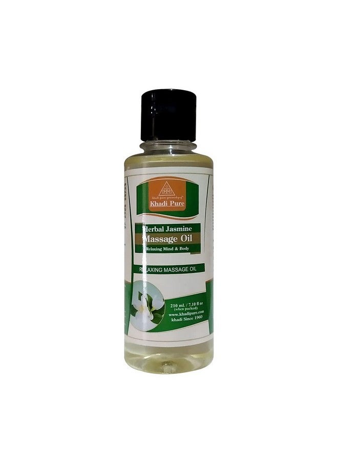 Khadi Pure Herbal Jasmine Massage Oil, 210 Ml  - Image 1