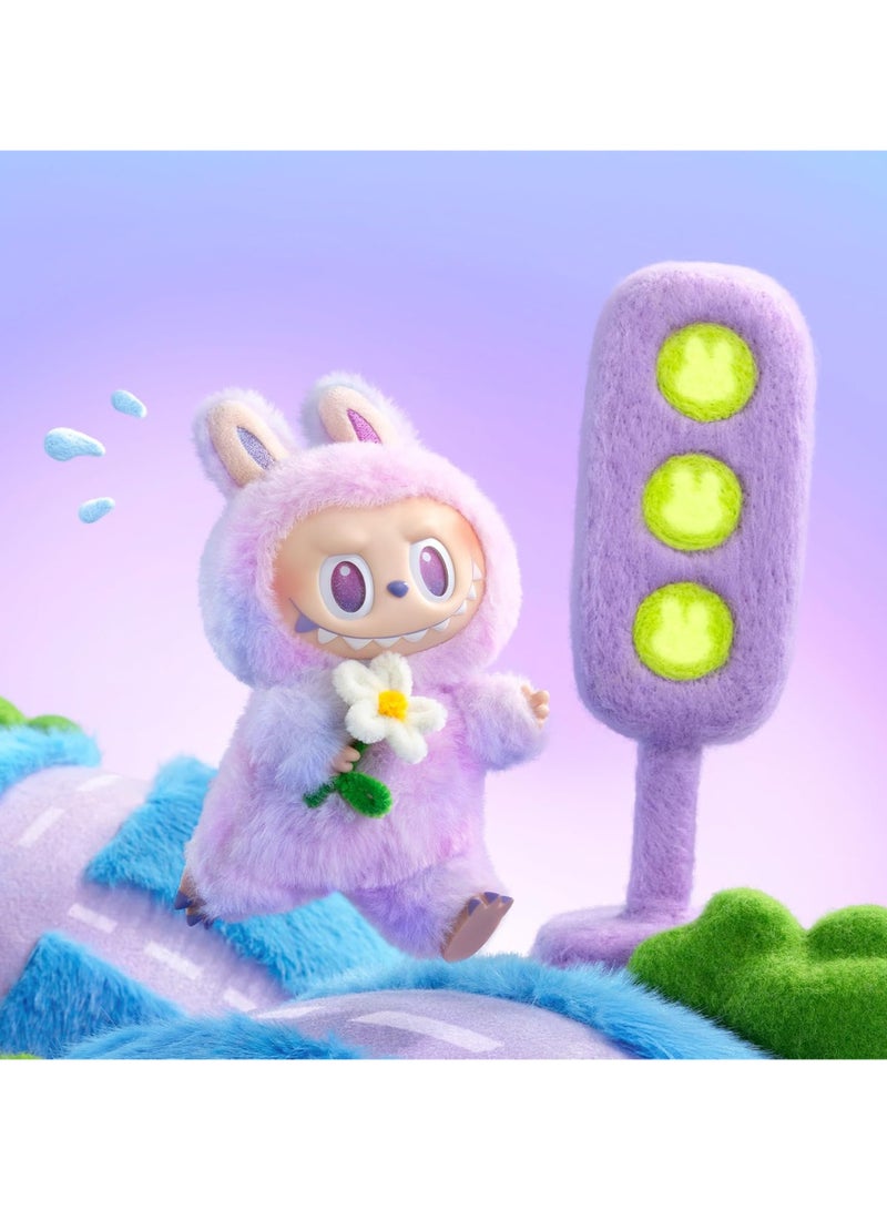 Labubu Monster Plush Keychain Doll for Kids – Colorful Soft Vinyl Toy Figure with Shiny Eyes, Cute Kawaii Collectible Monster Plush for Boys & Girls, Designer Art Keychain Doll Gift, Mini Stuffed Toy for School Bag, Car, Desk & Display Collection - Image 2