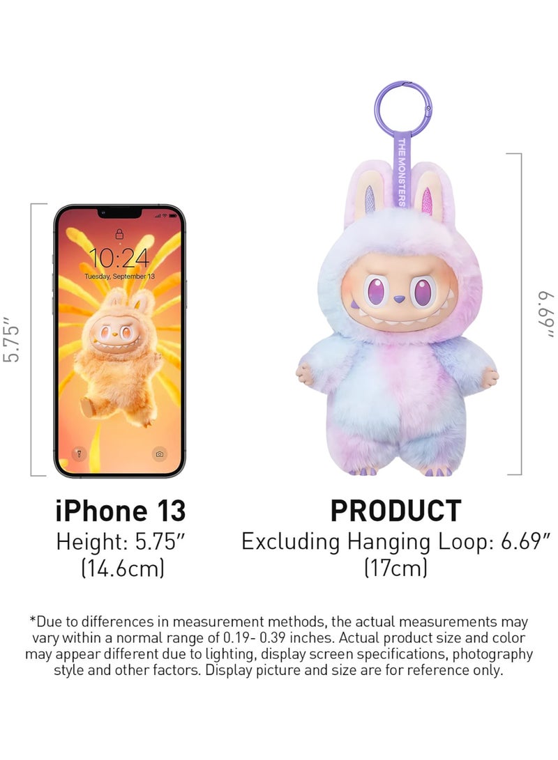 Labubu Monster Plush Keychain Doll for Kids – Colorful Soft Vinyl Toy Figure with Shiny Eyes, Cute Kawaii Collectible Monster Plush for Boys & Girls, Designer Art Keychain Doll Gift, Mini Stuffed Toy for School Bag, Car, Desk & Display Collection - Image 3
