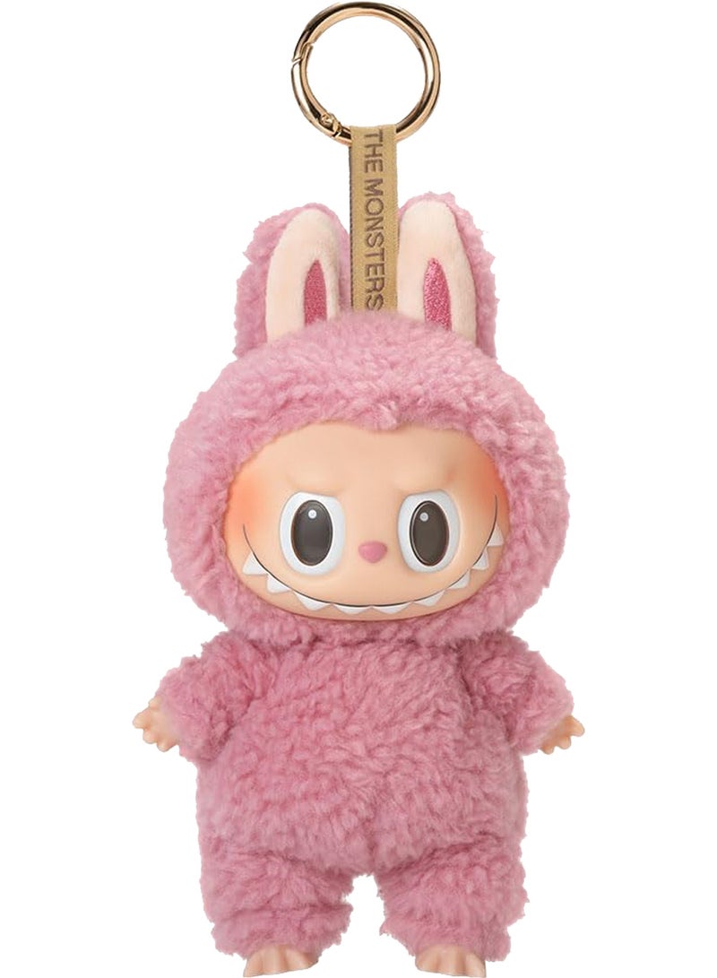 Labubu Monster Plush Keychain Doll for Kids – Colorful Soft Vinyl Toy Figure with Shiny Eyes, Cute Kawaii Collectible Monster Plush for Boys & Girls, Designer Art Keychain Doll Gift, Mini Stuffed Toy for School Bag, Car, Desk & Display Collection - Image 1