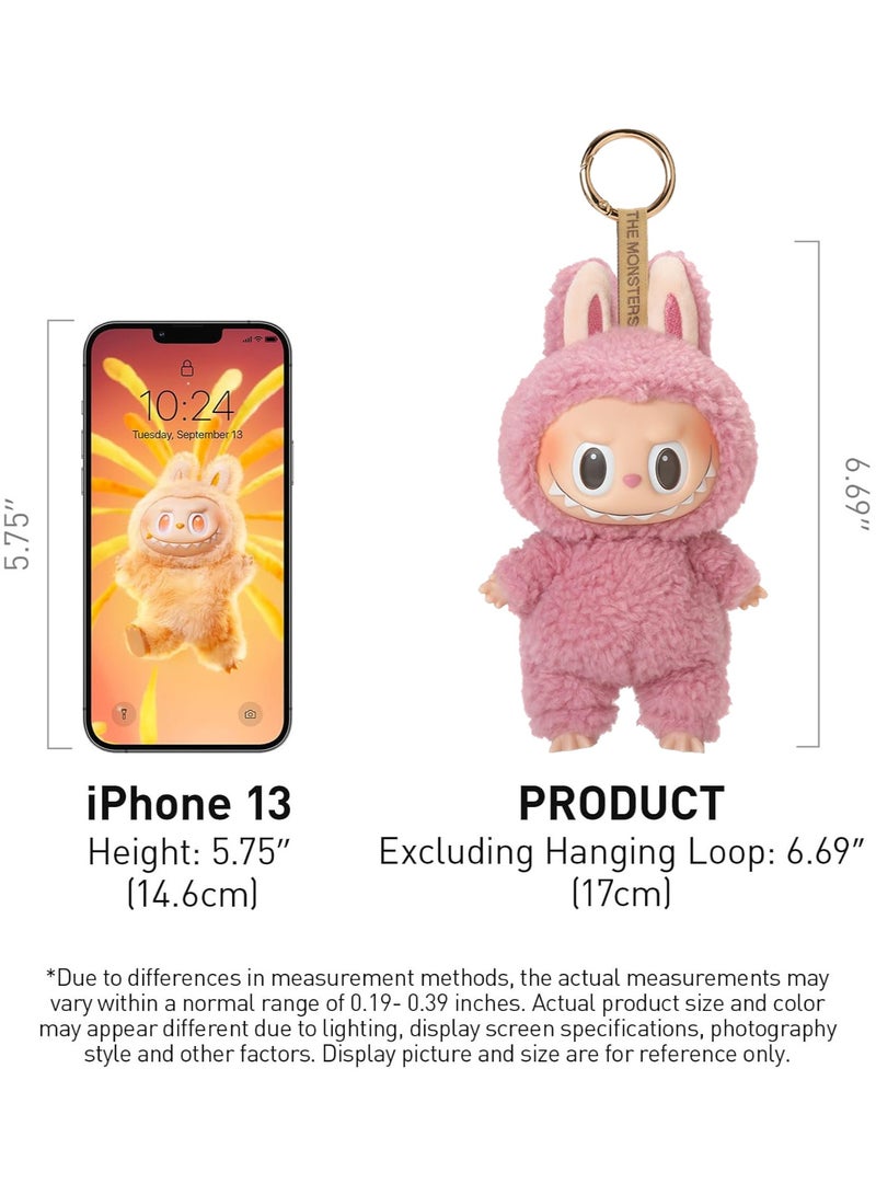 Labubu Monster Plush Keychain Doll for Kids – Colorful Soft Vinyl Toy Figure with Shiny Eyes, Cute Kawaii Collectible Monster Plush for Boys & Girls, Designer Art Keychain Doll Gift, Mini Stuffed Toy for School Bag, Car, Desk & Display Collection - Image 3