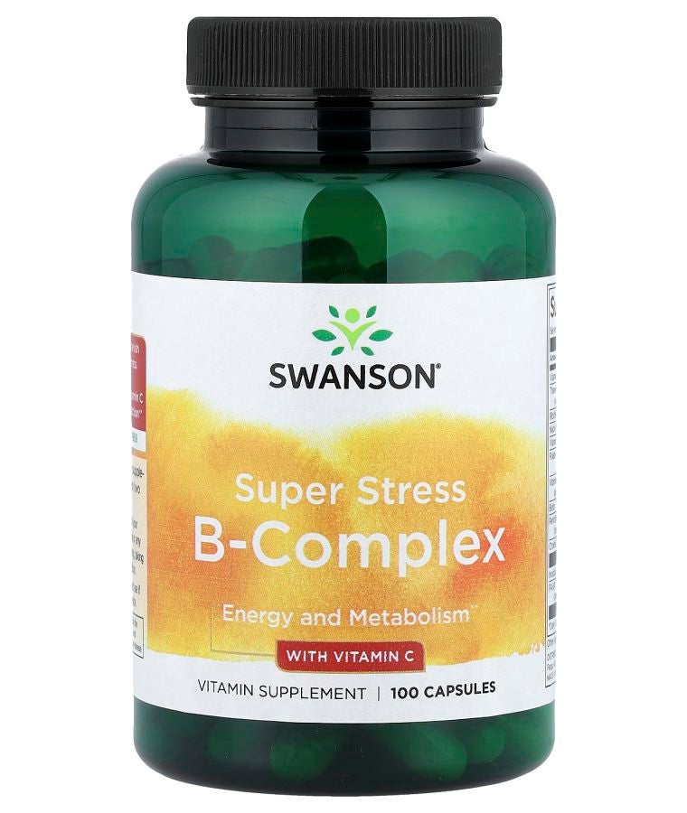 Super Stress B-Complex With Vitamin C 100 Capsules
