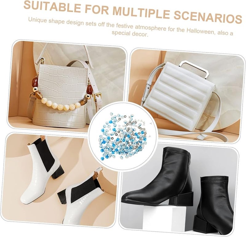 STOBOK 500pcs Blue Craft Rivet Spike Studs 0 7X0 6cm DIY Kit Fashion Accessories - Image 3