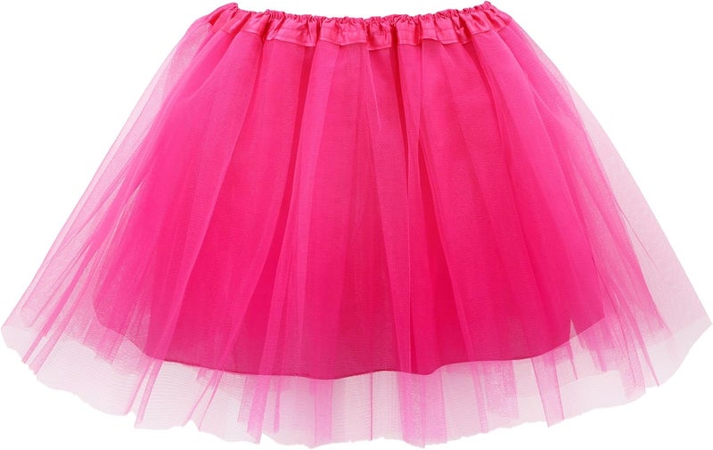 Simplicity Women's Adult Classic Elastic 3 or 4 Layered Tulle Tutu Skirt - Image 1