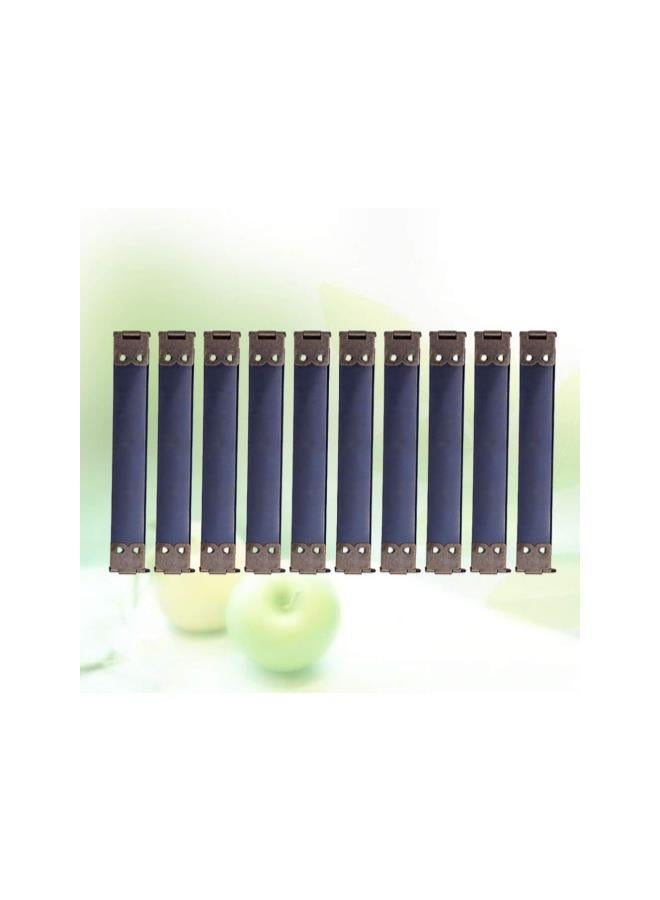 Generic 10pcs Metal Internal Flex Purse Frame Squeeze Pinch Purse Frames for DIY Craft Purse Bag Wallet Sewing Making Coin Handbag Hinges Spring Clip Hook 10cm  - Image 4