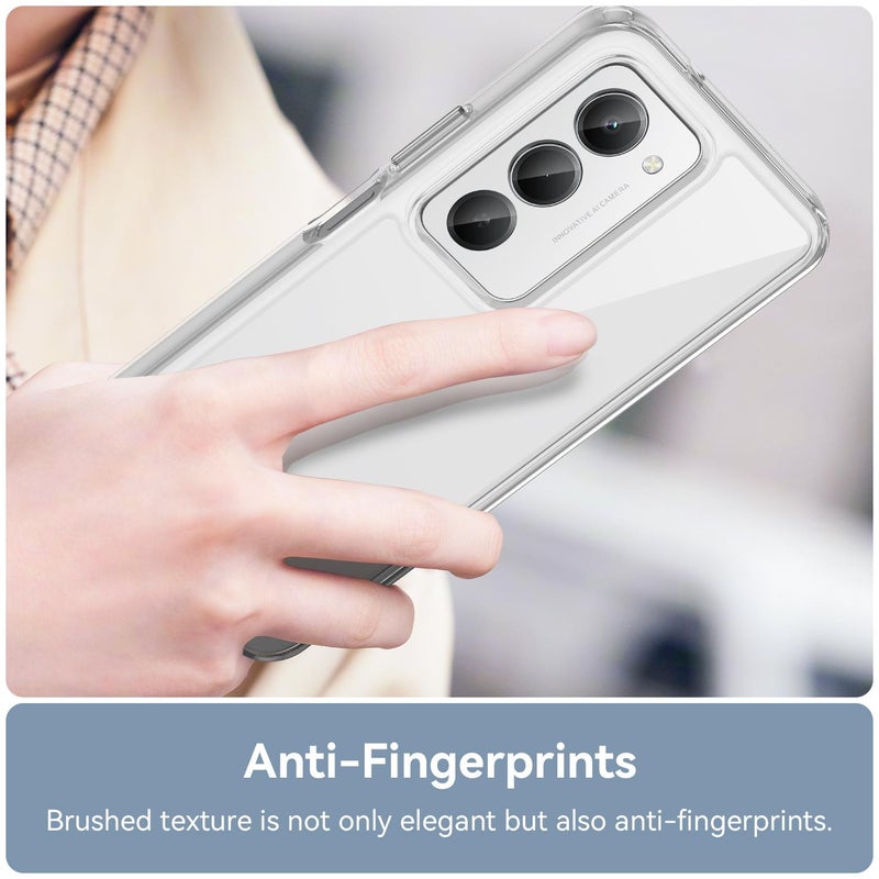 erorex For Redmi 15 5G Global / 15 4G SEA Colorful Series Acrylic Hybrid TPU Phone Case(Transparent) - Image 5