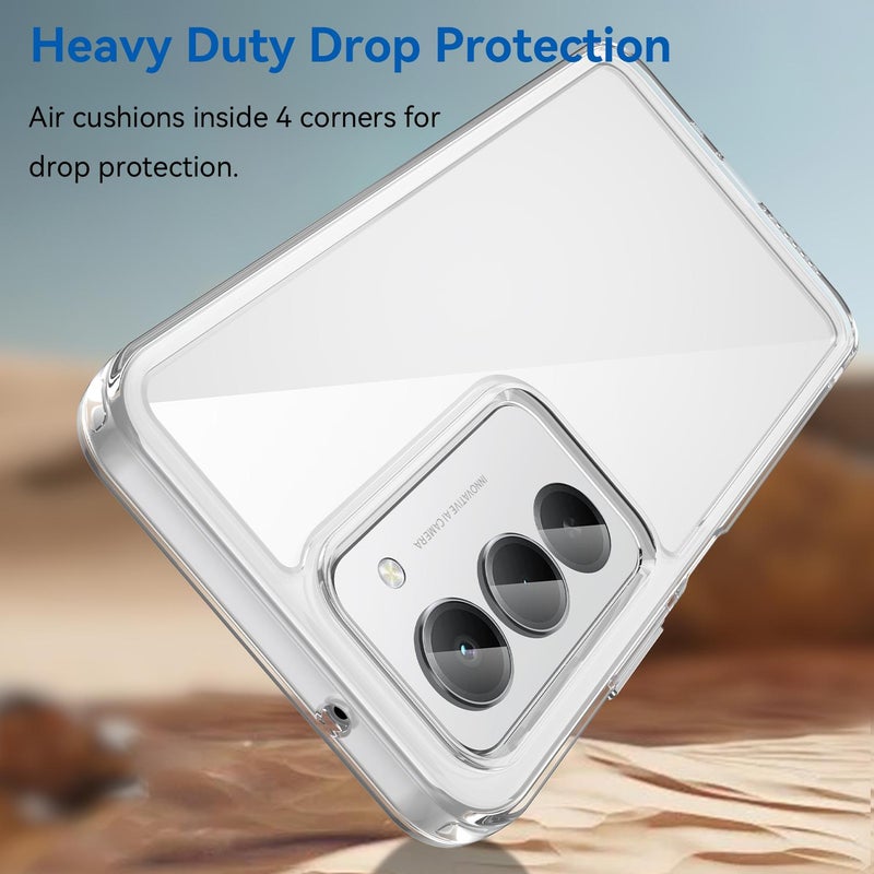 erorex For Redmi 15 5G Global / 15 4G SEA Colorful Series Acrylic Hybrid TPU Phone Case(Transparent) - Image 3