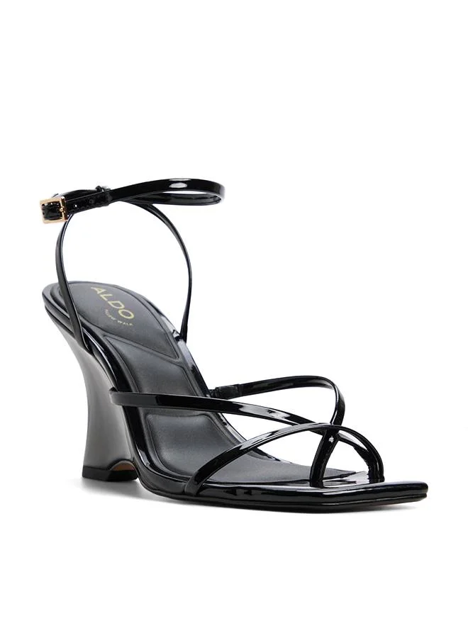 Aldo BLACK Lexina Ladies Black Heeled Sandals for Women | Best Price UAE