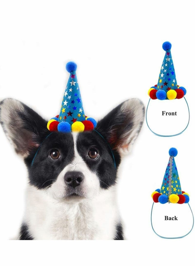 Y&D Dog Birthday Party Supplies, Triangle Bibs with Cute Bone Scarf Accessories and Decoration for Doggy Large, Blue  - Image 4