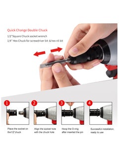 TEENO TEENO power tools, 20V brushless lithium-ion impact wrench set, high torque performance, multi-functional accessories, instantly improve your work efficiency  - Image 3