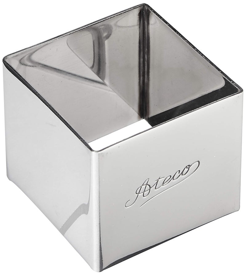 Ateco Square Stainless Steel Form, 2 by 1.75-Inches High - Image 5