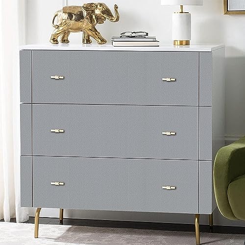 ELTON Textured Solid Color Plain Wallpaper Self Adhesive Waterproof Embossed Wallpaper for Wall Livingroom Bedroom Furniture Table top, Kitcken Almirah & Doors (Light Grey, 45 x 600 Cms) - Image 4