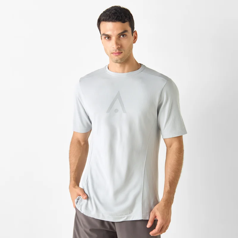 ADOT by Splash Printed Crew Neck T-shirt with Short Sleeves
