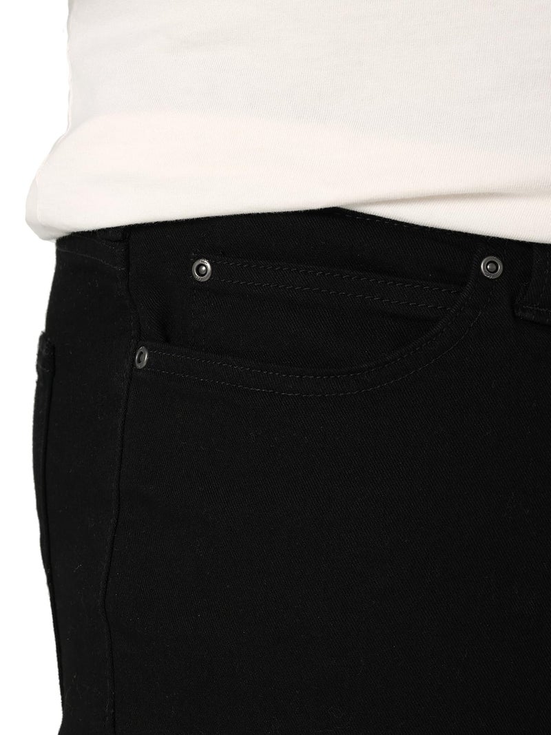 Lee Men's Big & Tall Extreme Motion Relaxed Straight Jean Black 36W x 36L - Image 2