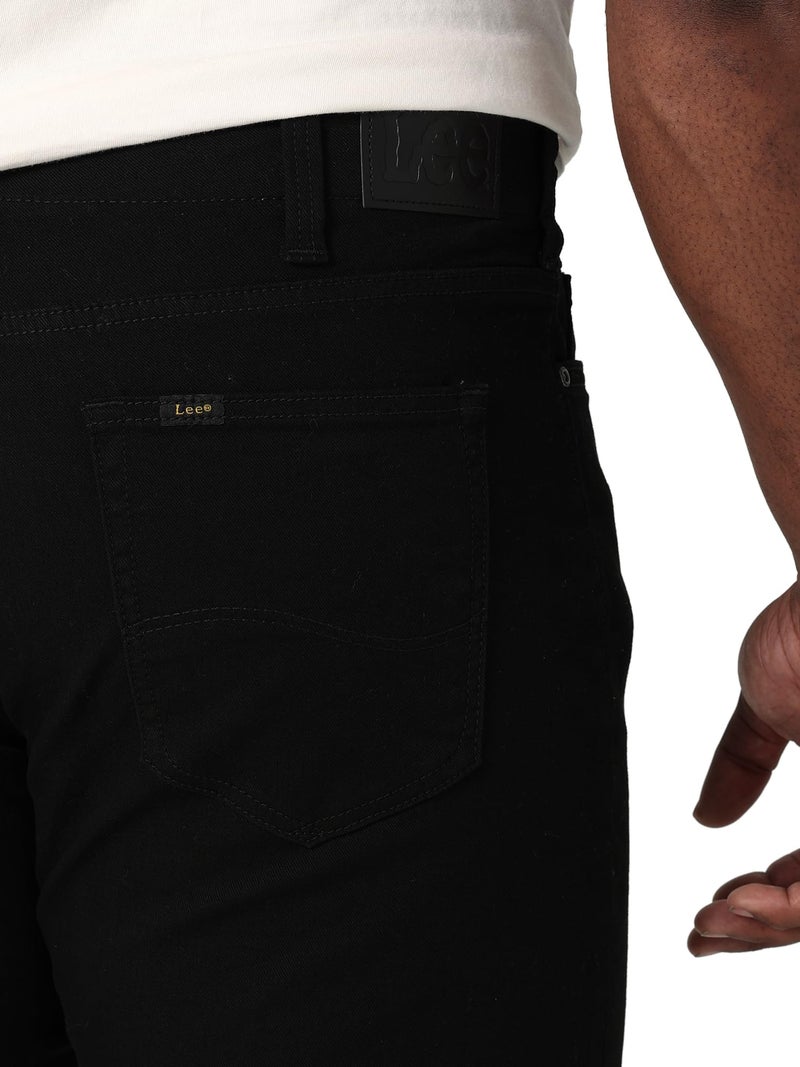 Lee Men's Big & Tall Extreme Motion Relaxed Straight Jean Black 36W x 36L - Image 3