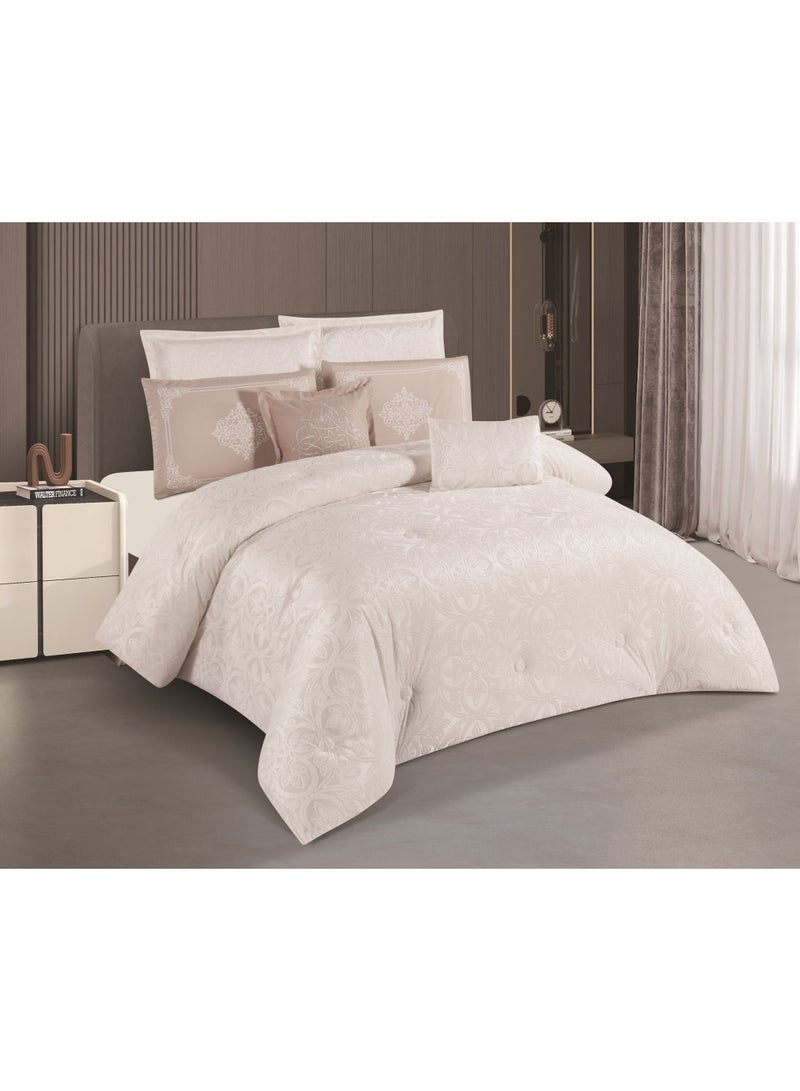 Hours Horse Navren 8-piece Jacquard Duvet Set with a modern and distinctive pattern  - Image 1