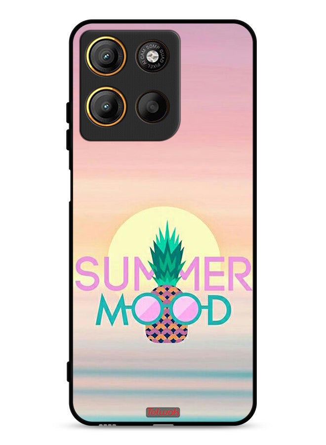 Tolwak Motorola Moto G15 Protective Case Cover Summer Mood