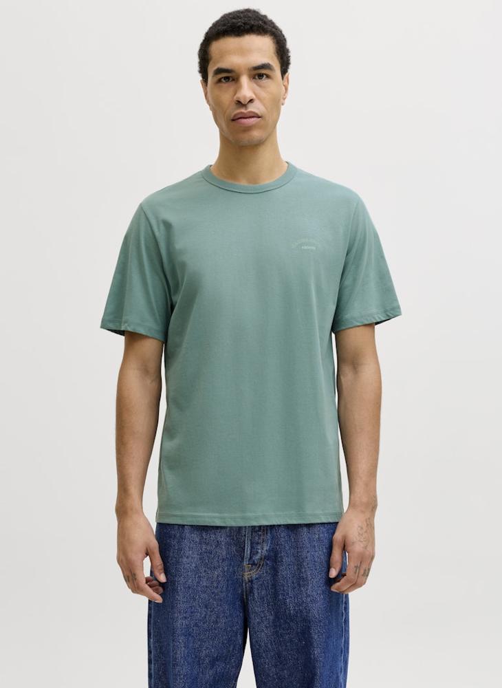 JACK & JONES Logo Crew Neck Regular Fit T-shirt - Image 1