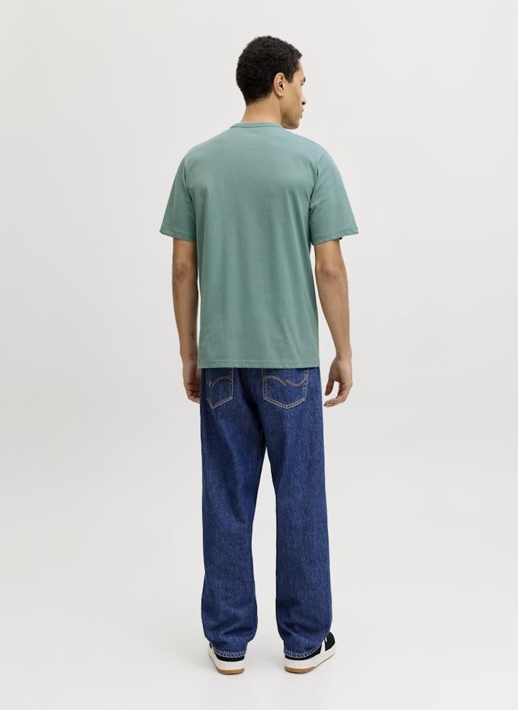 JACK & JONES Logo Crew Neck Regular Fit T-shirt - Image 2