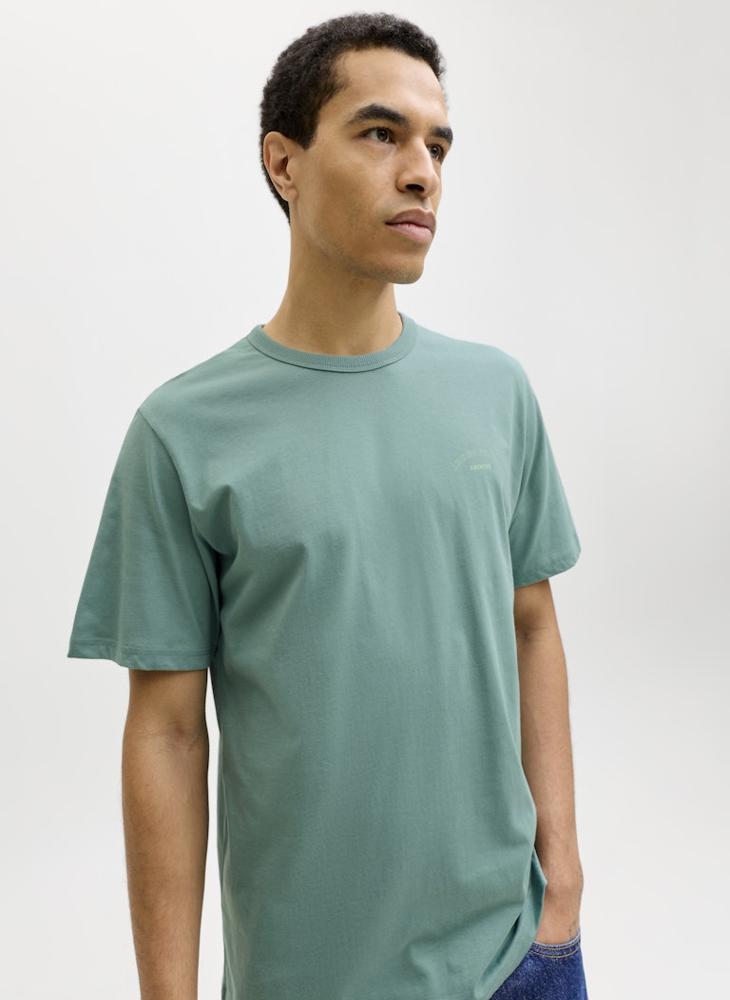 JACK & JONES Logo Crew Neck Regular Fit T-shirt - Image 3