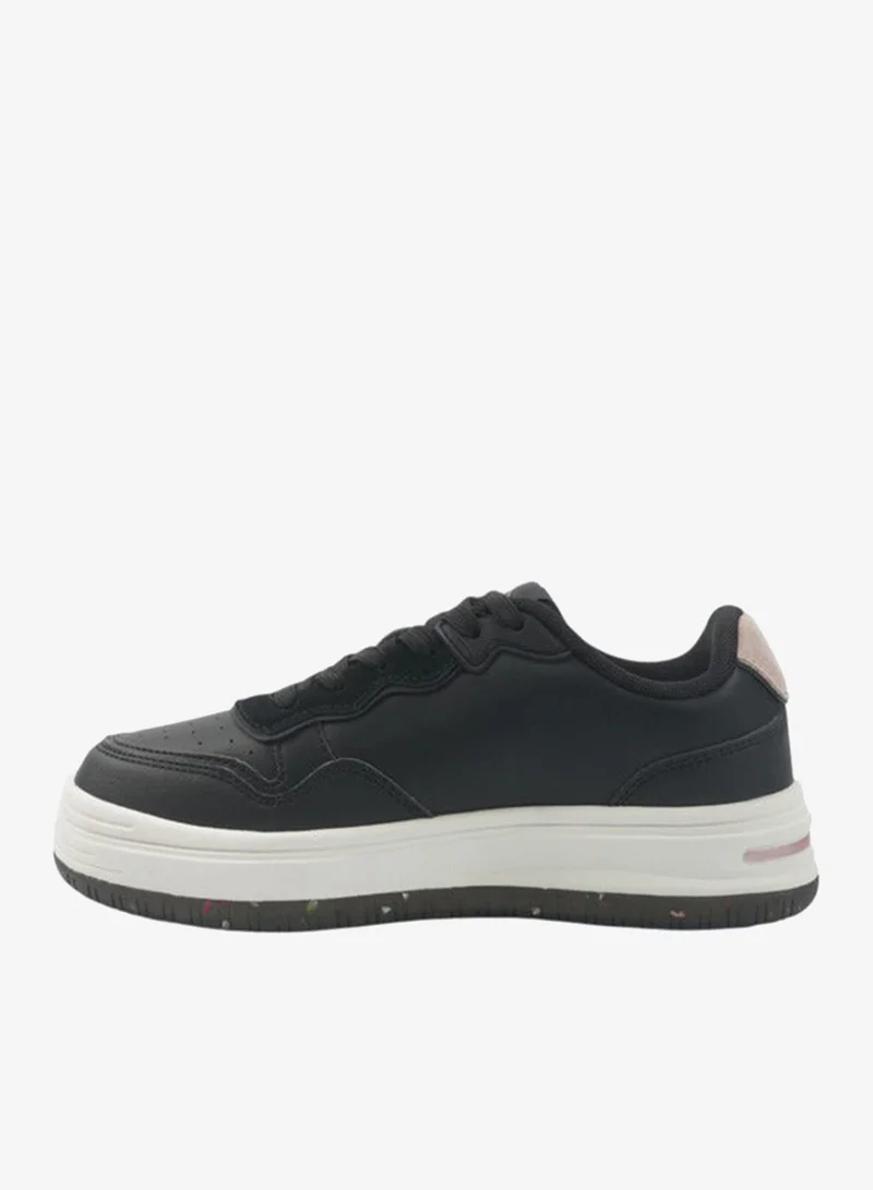 LUMBERJACK Women's Logo Detail Lace-Up Sneakers