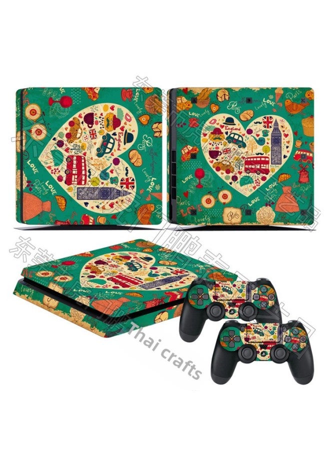 عام ملصق لعبة رفيع لجهاز PS4 من Direct Fashion، طبقة حماية لآلة الألعاب الشخصية الرائعة - اللون: PT-PS4 Slim-006 - Image 4