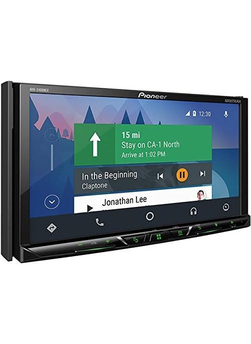 Pioneer Pioneer AVH2400NEX 7 Touchscreen Double Din Android Auto and Apple CarPlay InDash DVDCD Bluetooth Car Stereo Receiver  - Image 3