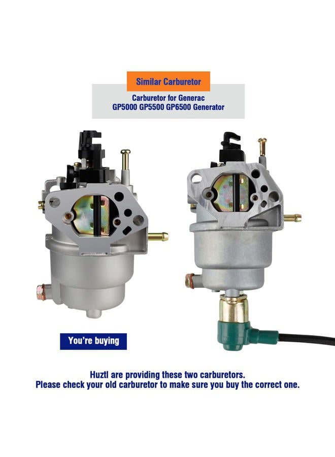HUZTL كربوراتور لجينيراك GP5000 GP5500 GP6500 0J58620157 5KW 5.5KW 6.5KW مولد 389cc 0G8442A111 كرب مع مجموعة تصفية الهواء للصيانة - Image 5
