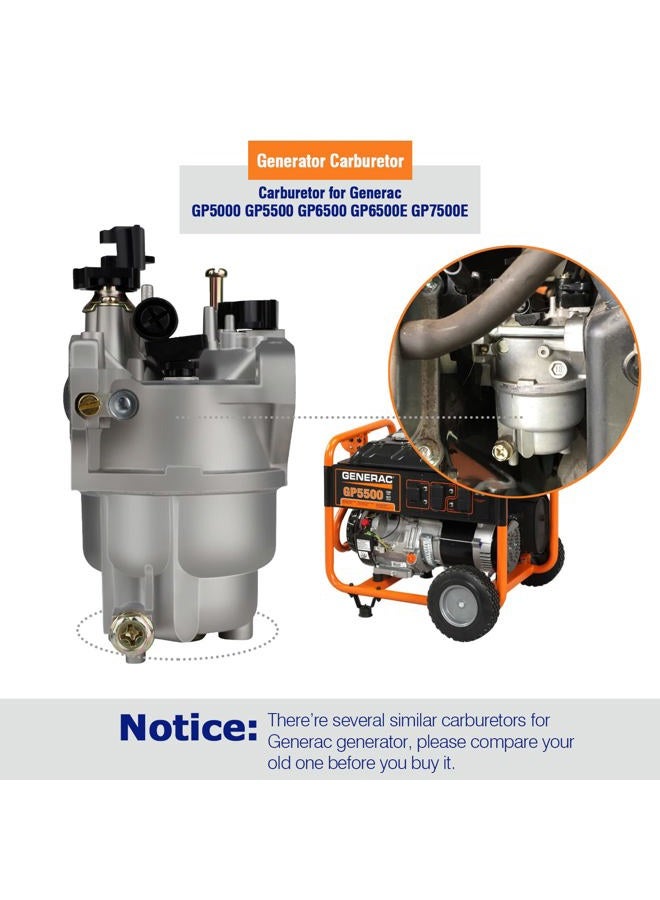 HUZTL كربوراتور لجينيراك GP5000 GP5500 GP6500 0J58620157 5KW 5.5KW 6.5KW مولد 389cc 0G8442A111 كرب مع مجموعة تصفية الهواء للصيانة - Image 4