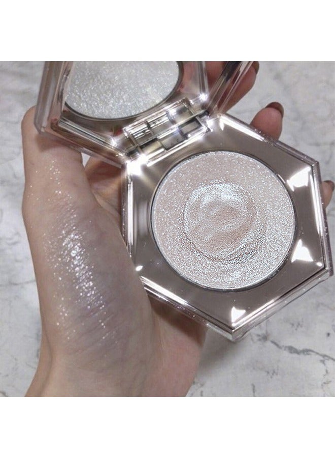 ibcccndc Pearl White Face Body Cheek Diamond Shimmer Highlight Makeup Palette Powder Iluminadores Iluminador - Image 2