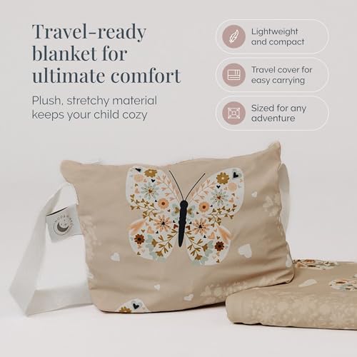 Beddy's Beddys DualSided Kids Travel Blanket for Airplane or Car Packable with Portable Carrying Case Bag Super Soft Cozy Lightweight Blanket Perfect for Travelers Road Trips and Camping - Image 3