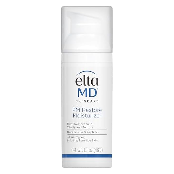 EltaMD PM Restore Face Moisturizer, Night Moisturizer for Face, Restores Skin Elasticity and Vitality Overnight, Safe For All Skin Types - Image 1