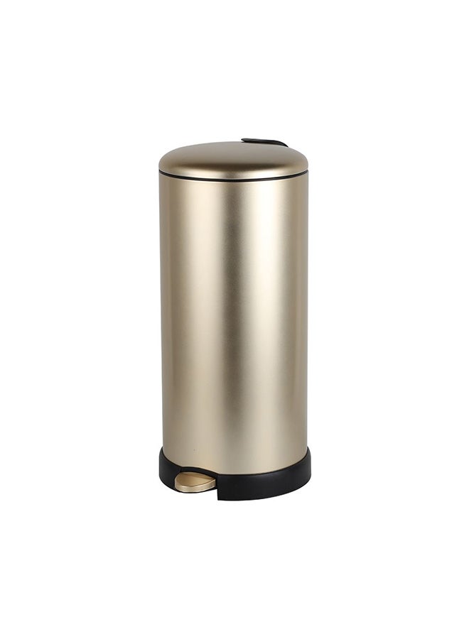 DANUBE HOME Falcon 30L Pedal Bin with Inner Bucket – Large Capacity Trash Can with Foot Pedal, Removable Inner Bucket for Easy Cleaning, Kitchen & Bathroom Waste Bin L39 x W31 x H68Cm Gold  - Image 3