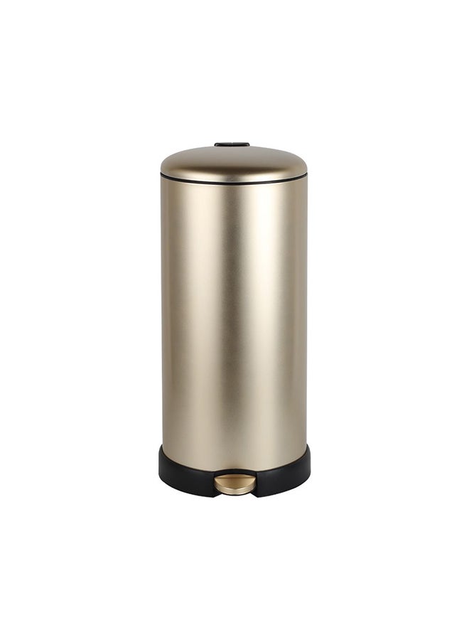 DANUBE HOME Falcon 30L Pedal Bin with Inner Bucket – Large Capacity Trash Can with Foot Pedal, Removable Inner Bucket for Easy Cleaning, Kitchen & Bathroom Waste Bin L39 x W31 x H68Cm Gold  - Image 2