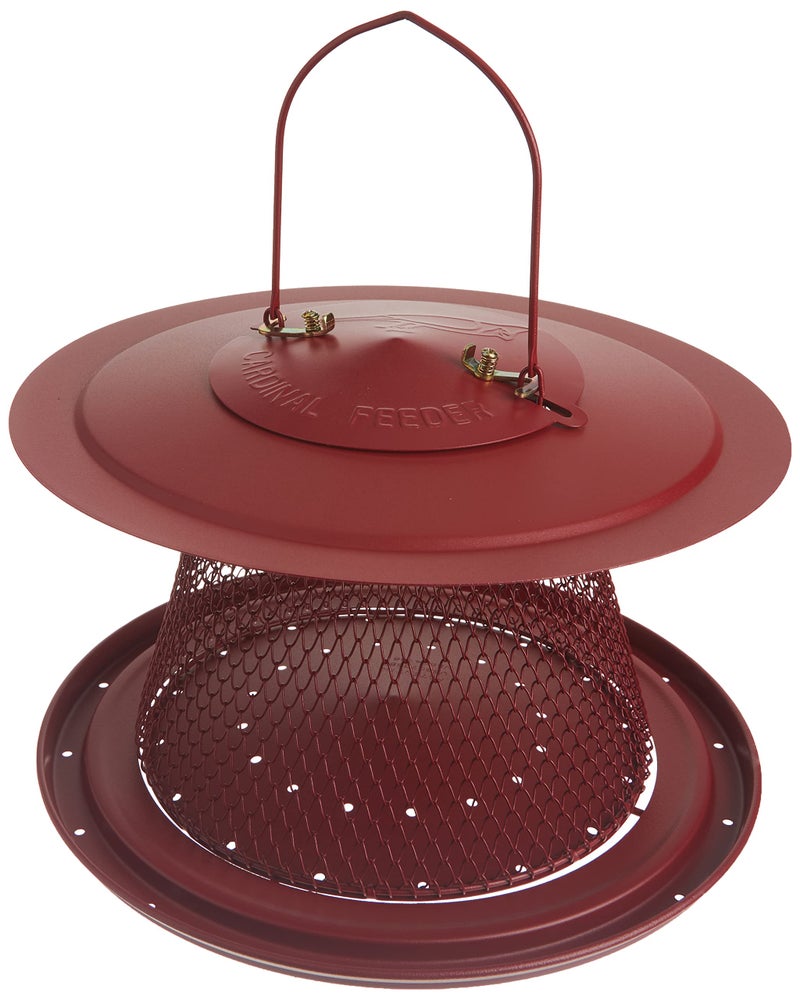 Perky-Pet Durable Wild Bird Feeder - 2.5 lb Seed Capacity - Feed up to 15 Birds at Once - Red, C00322 - Hanging Wild Bird Feeder for Outdoor Decor - Image 4