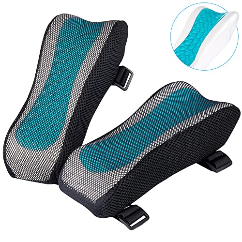 BEAUTRIP Ergonomic Armrest Pads- Office Chair Arm Rest Cover Pillow - Elbow Support Cushion for Computer, Gaming and Desk Chairs (Set of 2, Mesh Cover) - Image 1