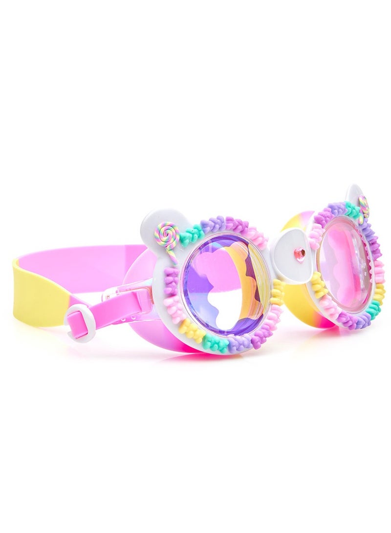 بلينج2O Lollipop Gummy Bear Swim Goggles for Kids - Anti Fog, No Leak, Non Slip, UV Protection - Hard Travel Case - Lead and Latex Free - Image 1