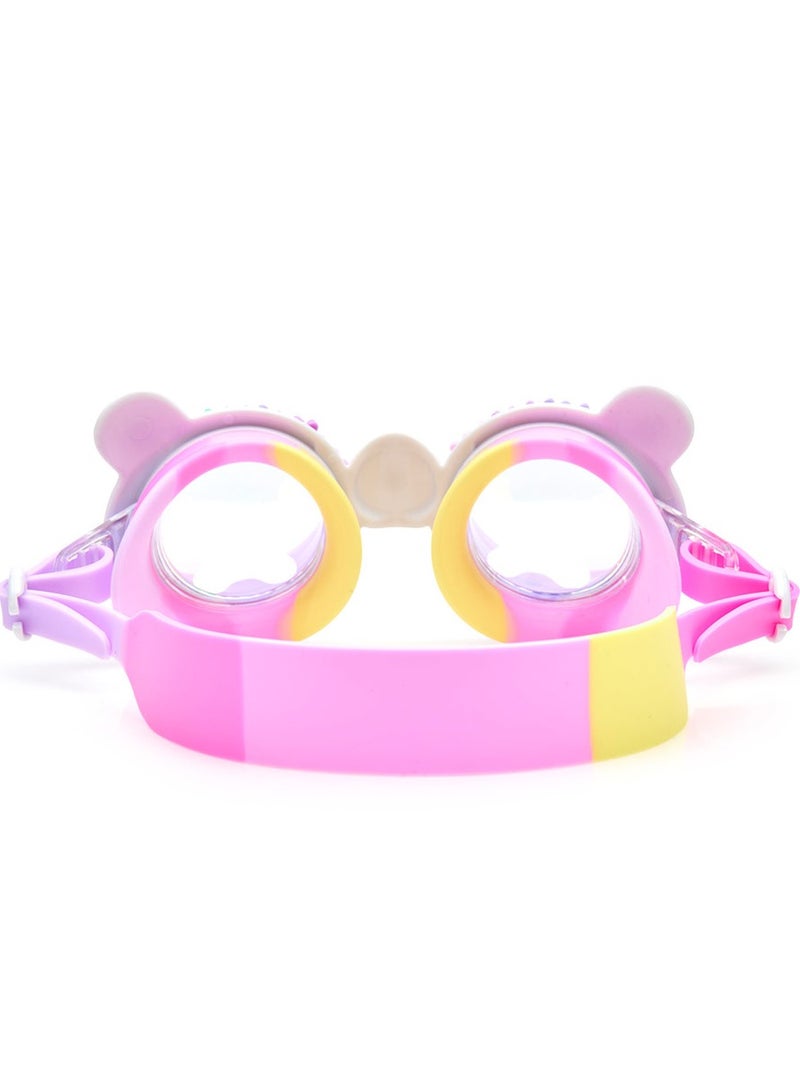 بلينج2O Lollipop Gummy Bear Swim Goggles for Kids - Anti Fog, No Leak, Non Slip, UV Protection - Hard Travel Case - Lead and Latex Free - Image 3