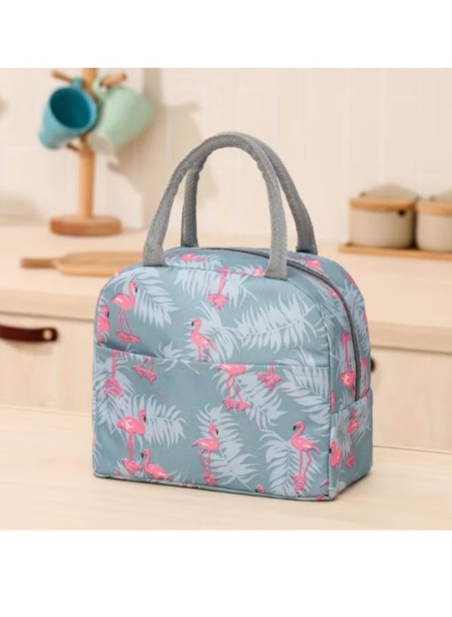 Nadrab Insulated Lunch Bag, Large Capacity Lunch Box, Portable Thickened Lunch Tote, Fabric Adult Lunch Box - Small Lunch Bag for Women and Men - Image 4