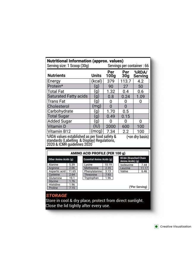 NUTRELA Sports Patanjali Premium Whey Isolate Protein Powder | 90% Protein, 7.5g BCAA, 5.7g Glutamine | 2kg - Irish Chocolate Flavour - Image 4