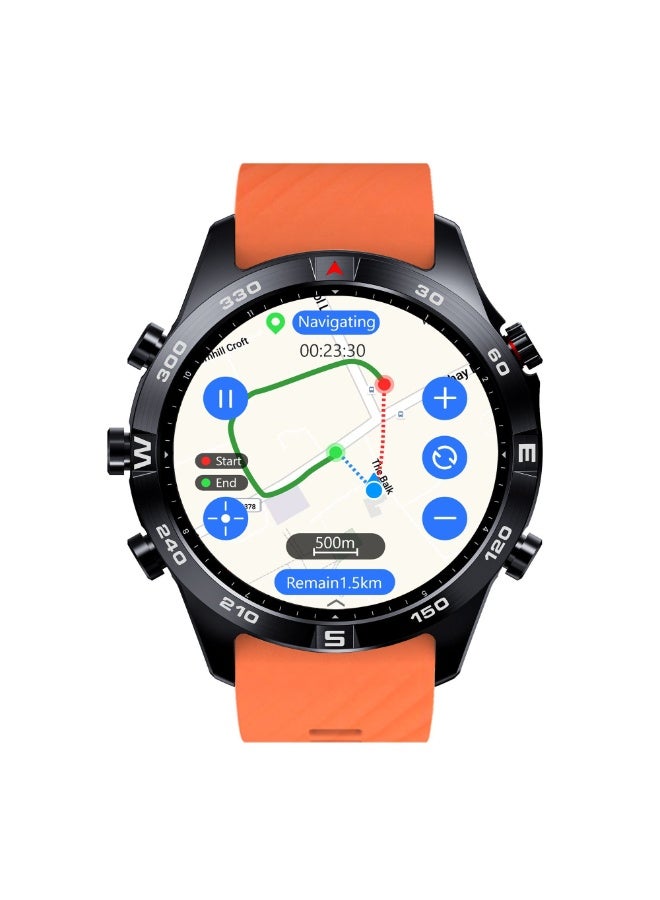 SUNROAD G7 Beidou GPS call and location data import heart rate monitoring voice intelligent outdoor watch