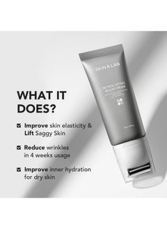 SKIN & LAB SKIN SCIENCE SOLUTION [SKIN&LAB] Retinol Lifting Roller Cream with Massage applicator, Vegan Anti Aging Face and Neck Cream for Reduce Wrinkles and Fine Line, For Face, Neck, Décolleté Wrinkle Care, 1.69 fl. oz.  - Image 2