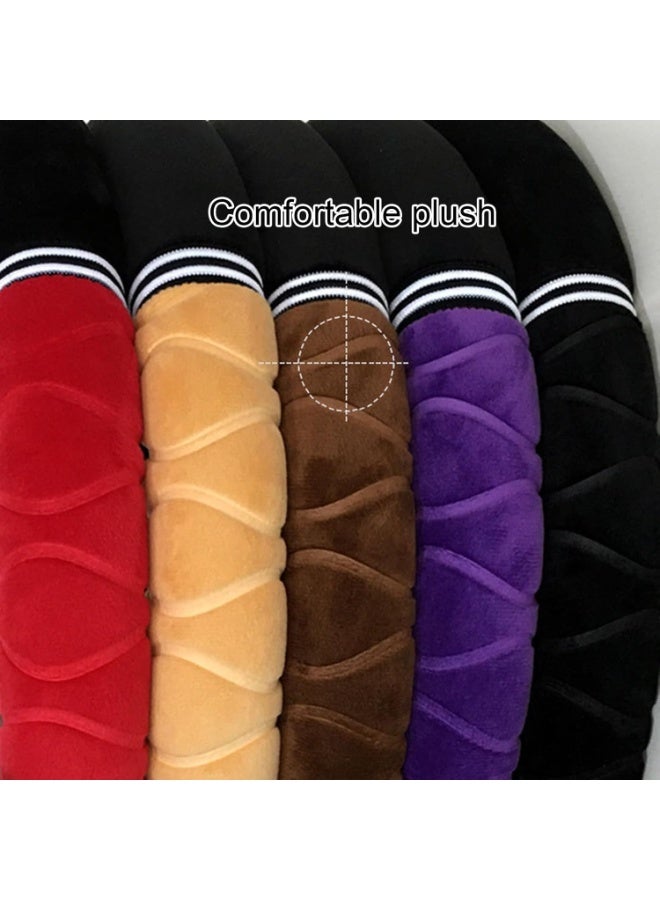 Western Steering Wheel Cover, Western Cowboy Steering Wheel Cover, Diameter of 38cm, for Women Men Auto Truck(Black) - Image 4