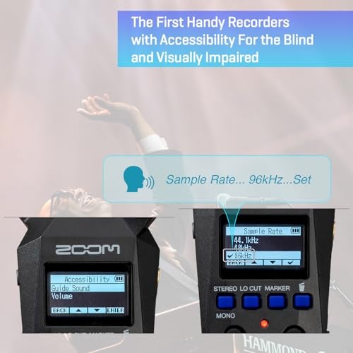 Zoom H1essential Stereo Handy Recorder (2024 Model, Essential Series) with 32-Bit Float, Accessibility, X/Y Microphones, USB Microphone, Portable, for Musicians, Podcasters, Filmmakers - Image 3