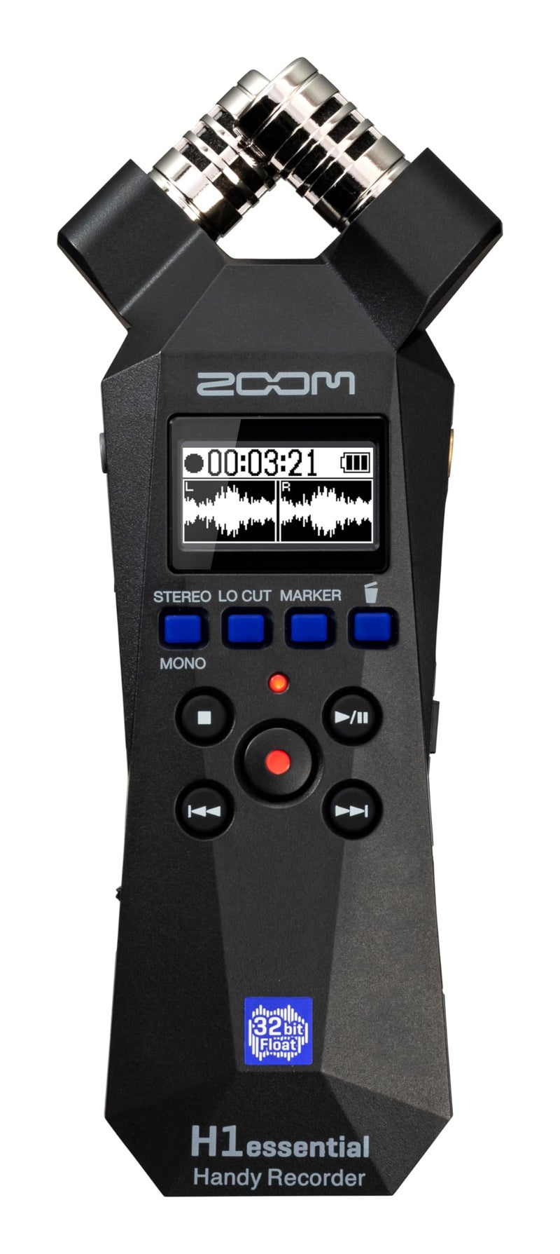 Zoom H1essential Stereo Handy Recorder (2024 Model, Essential Series) with 32-Bit Float, Accessibility, X/Y Microphones, USB Microphone, Portable, for Musicians, Podcasters, Filmmakers - Image 1