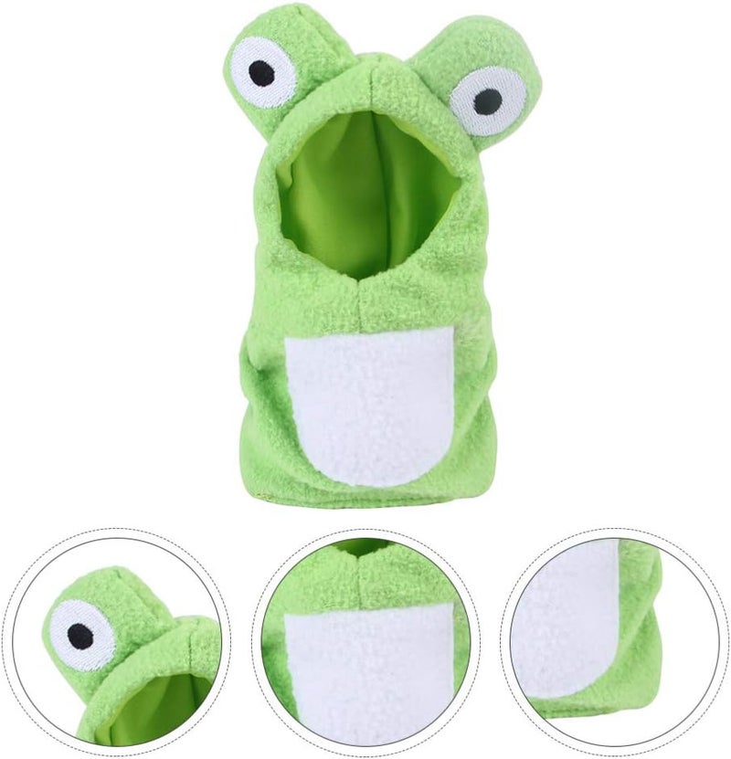 NUOBESTY Bird Diaper Flight Suit Parrot Frog Costume Pet Small Animals Clothes Parakeet Cockatiel for Festival Home Party Halloween S Green - Image 5