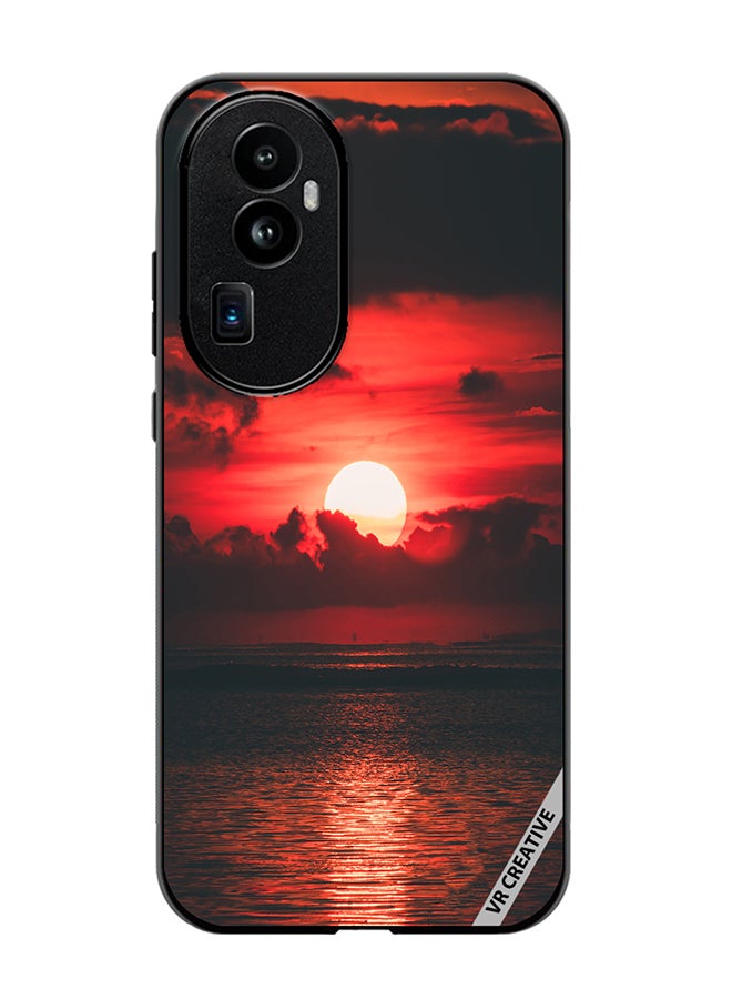 VR CREATIVE Protective Case Cover For Oppo Reno 10 Pro Plus Loving Sun Design Multicolour - Image 1