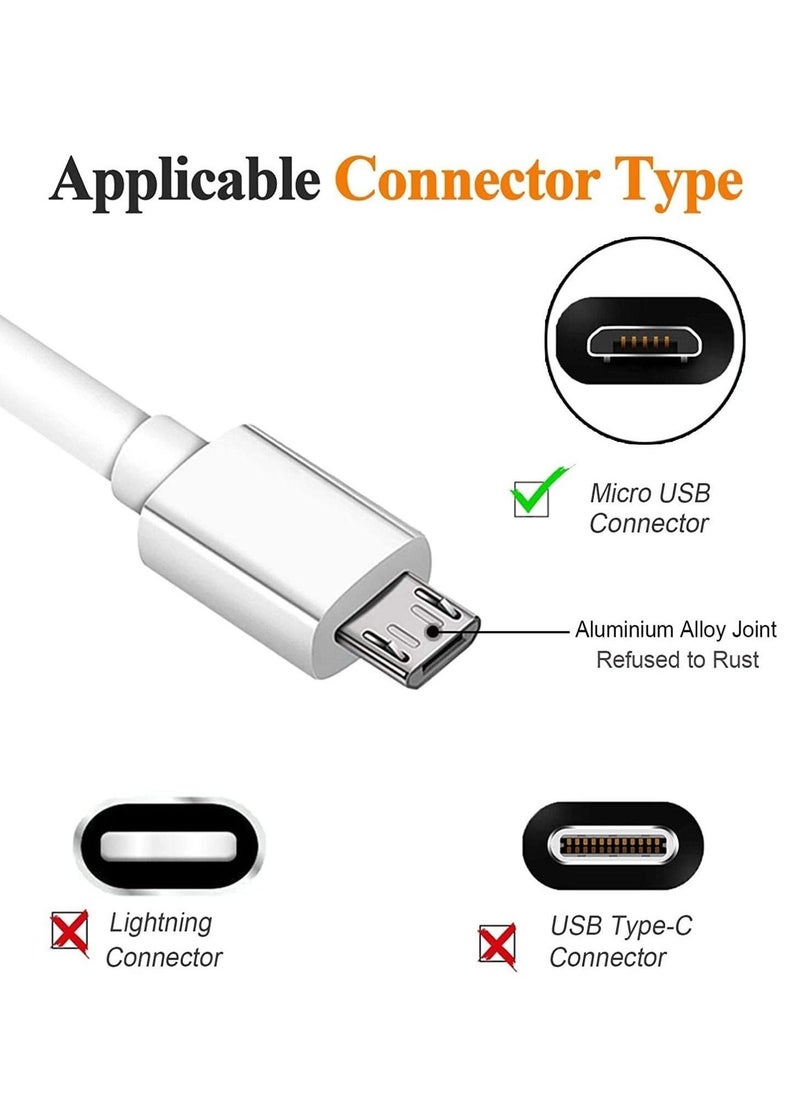 Raxoom Micro USB Cable Android Charger Micro USB Android Charger Cable Compatible with Samsung Galaxy S7 S6 J7 Note 5, Kindle, PS4 and More - Image 2