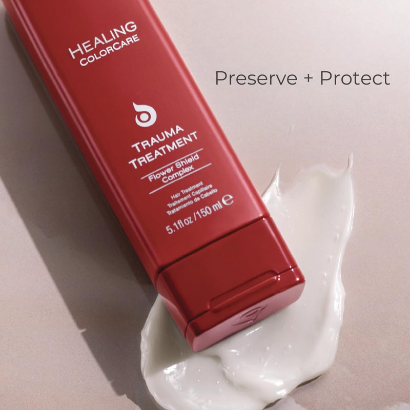 LANZA L'ANZA Healing ColorCare Trauma Treatment, Leave-In Conditioner for Dry Damaged Hair, Extends Color Longevity, For Healhty and Vibrant Color with Split End Repair & Hair Shine, Luxury Hair Care - Image 4