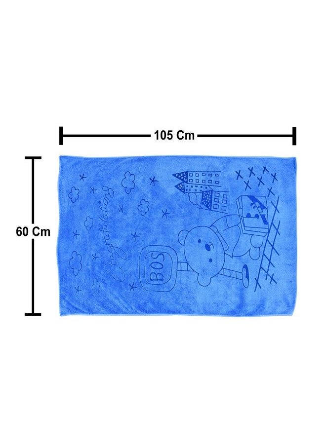 The Little Lookers Bath Towel For Newborn; Baby; Kids; Super Soft Baby Bath Towel Set For Infants (0 3 Years) (Pink&Blue Pack Of 2)  - Image 4
